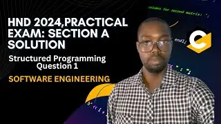 HND 2024 Practical Questions Solutions | Question 1 | Structured Programming | C Programming