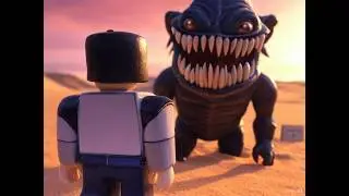 Fugindo de uma Death Worm Gigante no Minecraft