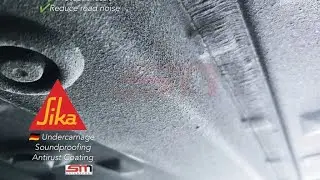 Undercarriage Antirust Coating SIKA Stone Chip Protection