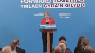Theresa May makes dementia tax U-turn in Wrexham speech