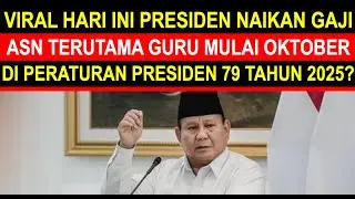 Breaking news 21 september kenaikan gaji guru sertifikasi dan non sertifikasi mulai Oktober 2025?