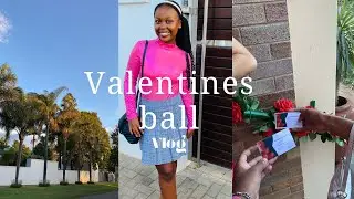 #valentinesball vlog : valentines ball at school | South African YouTuber