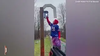 Fans Pay Tribute to Buffalo Bills' Player Damar Hamlin Following Hospitalization