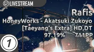 Rafis | HoneyWorks - Akatsuki Zukuyo [Taeyang's Extra] +HD,DT 97.19% 1159/1328x 1x Miss 711pp