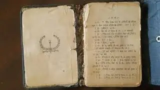 120 Year Old Masonic Ritual Book Deciphered!
