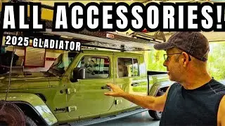 All of the accessories and mods to the 2025 Jeep Gladiator so far