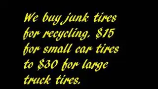 we buy junk tires for cash