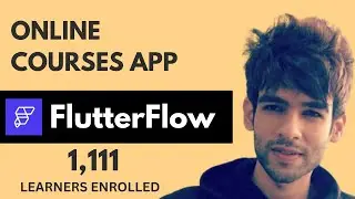 Learn to Create Online Courses Mobile App using FlutterFlow