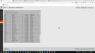 SQL query to widget