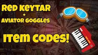 Box Critters: Red Keytar + Aviator Goggles Item Codes!
