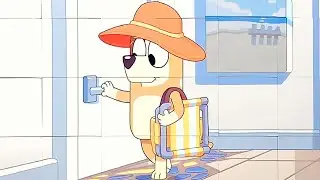 Чили Хилер покидает номер отеля | Bluey | Головоломка для детей и для развлечения | Любители голо...