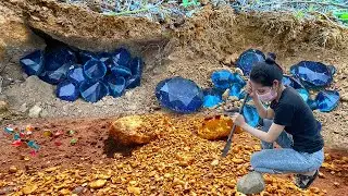 That's how you'll find a lot of blue diamonds in nature