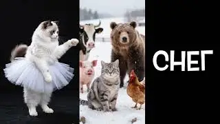 Фрагменты шуточных песен кота Мурзика Январь 2026 😹😂👍