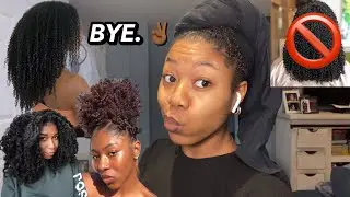 WHY I AM DONE MAKING NATURAL HAIR VIDEOS. | DEEP CONDITION & CHAT