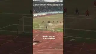 Nepal vs Mairitius &hellip; penalty save by kiran chemjong