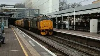 Class 37 Freight train English Electric type 3