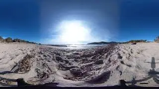 Las Salinas beach, Ibiza 360 Video