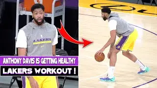 Lakers Anthony Davis is looking healthy in NBA Workout