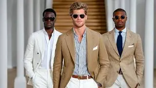 Ralph Lauren Spring/Summer 2026 Men&rsquo;s Runway | Sand Beige & Champagne &ndash; Modern Summer Elegance