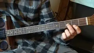 Green River - Creedence Clearwater Revival.... 4 String Cigar Box Guitar Lesson with solo..