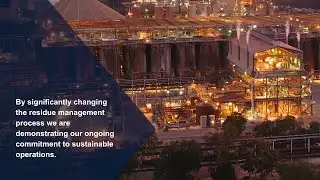 Sustainable Bauxite Residue Filtration Process - Pinjarra Alumina Refinery