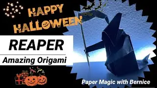 Halloween Reaper (Anibal Voyer) | How to do an Origami Reaper | Grim Reaper