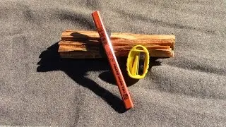 The Easy Way to Make Tinder and Fattwood Shavings