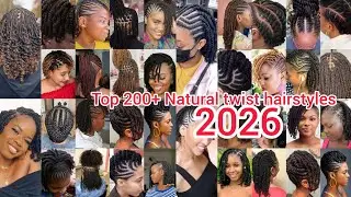 Top 200+ Natural twist hairstyles for black women | Natural hairstyles 2026 | Twists styles
