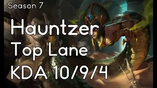 Hauntzer - Cassiopeia vs Galio - NA - Gameplay Highlight S7