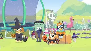 Bluey: Witch Indie&rsquo;s Magical Halloween Candy Surprise in the Backyard! 🎃🍬
