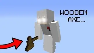 WOODEN AXE CHALLENGE in Hypixel Bedwars