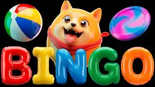 B-I-N-G-O! 🍎🍌🥕 Bingo the Dog & Fruity Friends | Baby Sensory Visual Stimulation