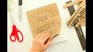 Как сделать обложку книги из бумажного пакета HL