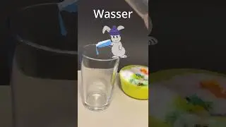 Spa&szlig; mit Schnee: Bunter Schnee-Wasserfall #ExperimenteF&uuml;rKinder#musik:www.uwe-eschner.de