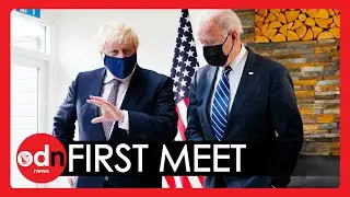 Joe Biden and Boris Johnson Meet Ahead of G7 Summit in Cornwall