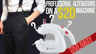 Tailor Custom Fits Pants on Cheap Walmart Machine | Sewing Challenge
