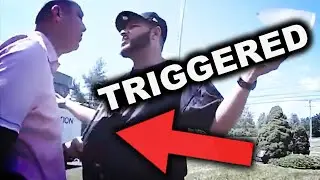 Cop LOSES IT When Auditor Calls Him Out