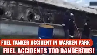 WATCH &bull; FUEL TANK ACCIDENT &bull; DRIVER FAILED TO NEGOTIATE A TURN &bull; DAILY NEWS