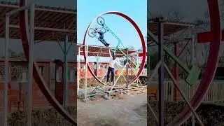 Discover the Thrill: #Girl Rides Bicycle in 360&deg; Circle