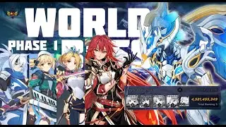 Grand Chase | World Boss Phase 1 | 4.581B Damage! (Elesis SI15)
