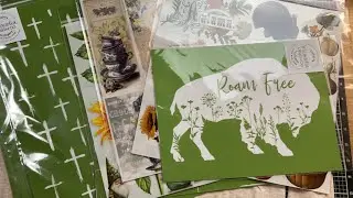 LIVE MAGNOLIA CRAFTING | Roam Free tshirt | Magnolia Design Co | reusable stencils