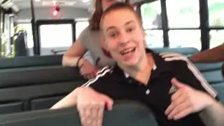 Eddy getting a picture with Ms. Tina and Ms. Lori