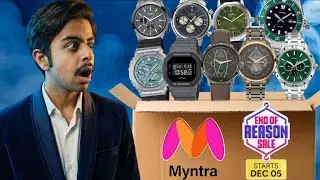 Myntra End of Reason Sale | Amazing offers on Watches | Casio, Timex, Titan and more