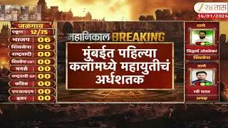Maharashtra Mahapalika Election |  मुंबईत पहिल्या कलांमध्ये महायुतीचं अर्धशतक