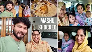 Bashi Rocked Mashu Shocked 😳🤣 Must Watch Vlog 😜🤣 | Mashura | Basheer Bashi | Suhana