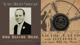 1932, 'Long About Sundown, Don Bestor Orch. HD 78rpm