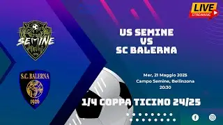 US Semine VS SC Balerna (1/4 Coppa Ticino 24/25)