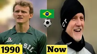 Brazil 🇧🇷 World Cup 1990 Squad &ndash; Then and Now | Football Legends