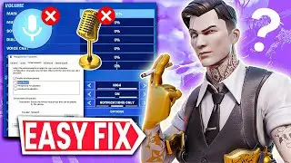 How to Fix Fortnite Game Audio NOT WORKING in Chapter 6 ( Fortnite voice chat FIX)
