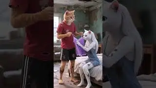 !    #cat #catt #keşfett #cartoon #ai #funny #animals #cad #cutecat #funnyshort